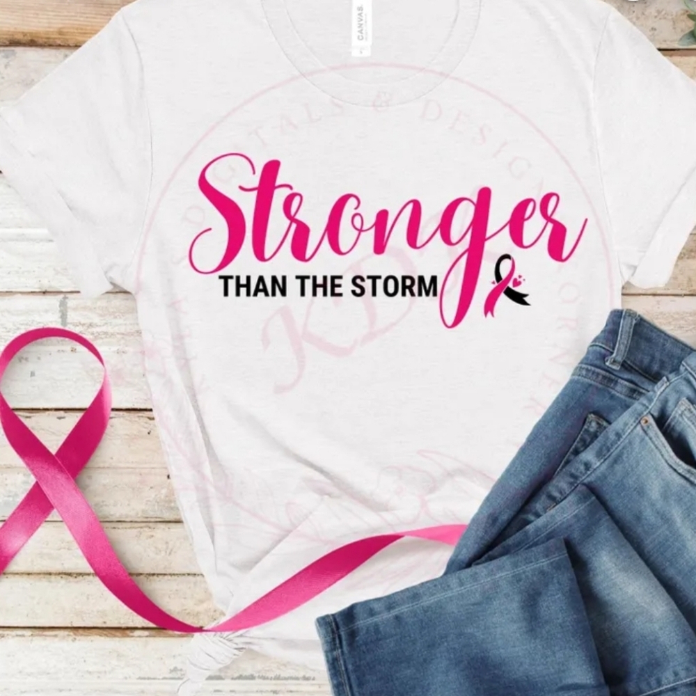 STRONGER than Nreast Cancer t-shirt!